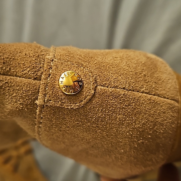 Michael Michael Kors Leather Wedge Bootie - Picture 7 of 10